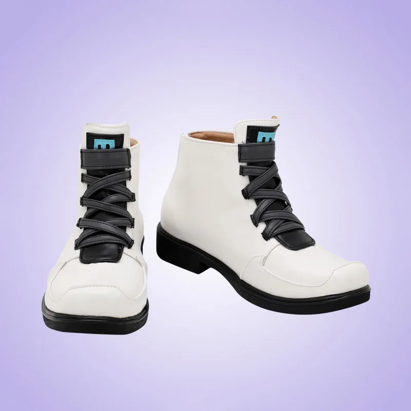 Anime niebieskie archiwum Tendou Aris Cosplay impreza z okazji Halloween buty krótkie białe buty wykonane na zamówienie