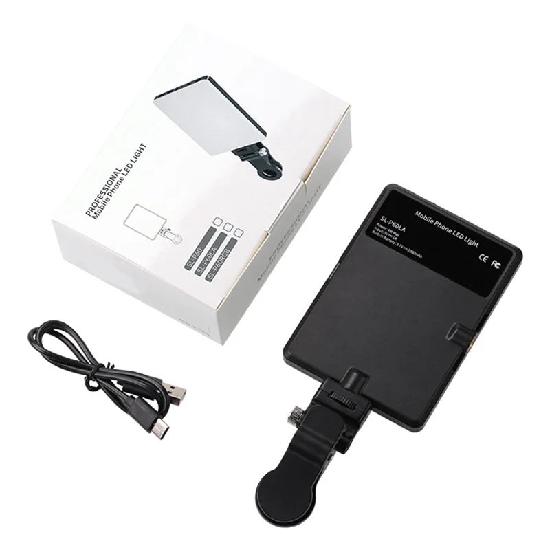 60 светодиодов, 2000 мАч, многофункциональный мягкий светильник для сотового телефона, заполняющий светильник для компьютера, видеоконференции, фотографии, карманный светильник WMAN