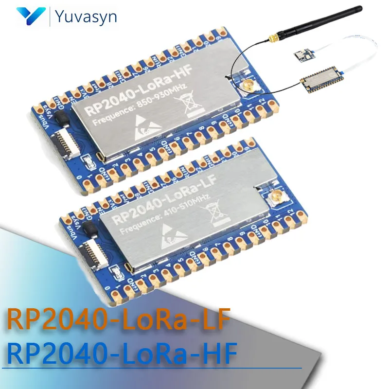 RP2040-LoRa Development Board RP2040-LoRa-LF/HF SX1262 LoRa RF Module Long-Distance Communication Separate USB interface