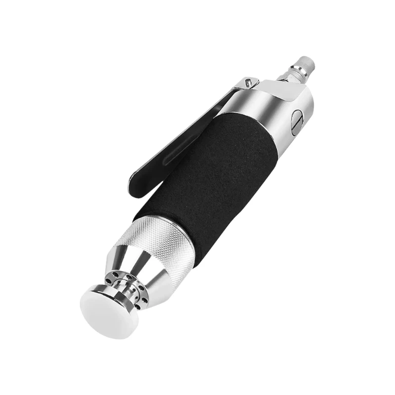 Air Shaping Tool for Shoe Shaping and Auto Body Work, Straight Metal Reciprocating Body with Textured Grip Sleeve and Flat