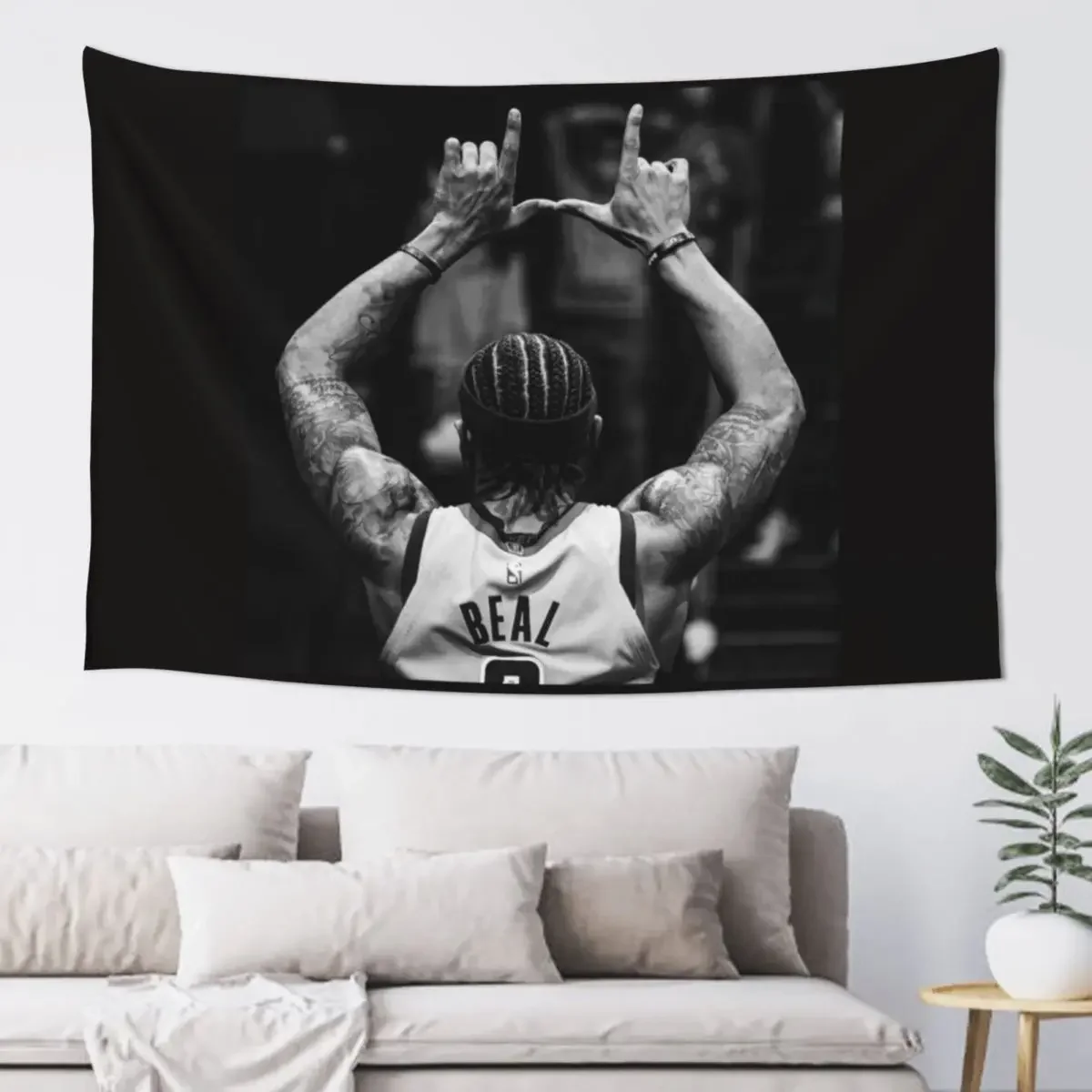 

Bradley Beal - Black/White Tapestry Aesthetic Room Decors Decoration For Home Room Decor Cute Tapestry