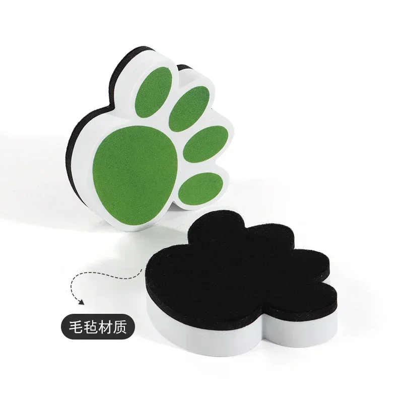 ممحاة السبورة المغناطيسية، أقدام الدب الكرتوني، ممحاة سبورة سوداء كبيرة الحجم