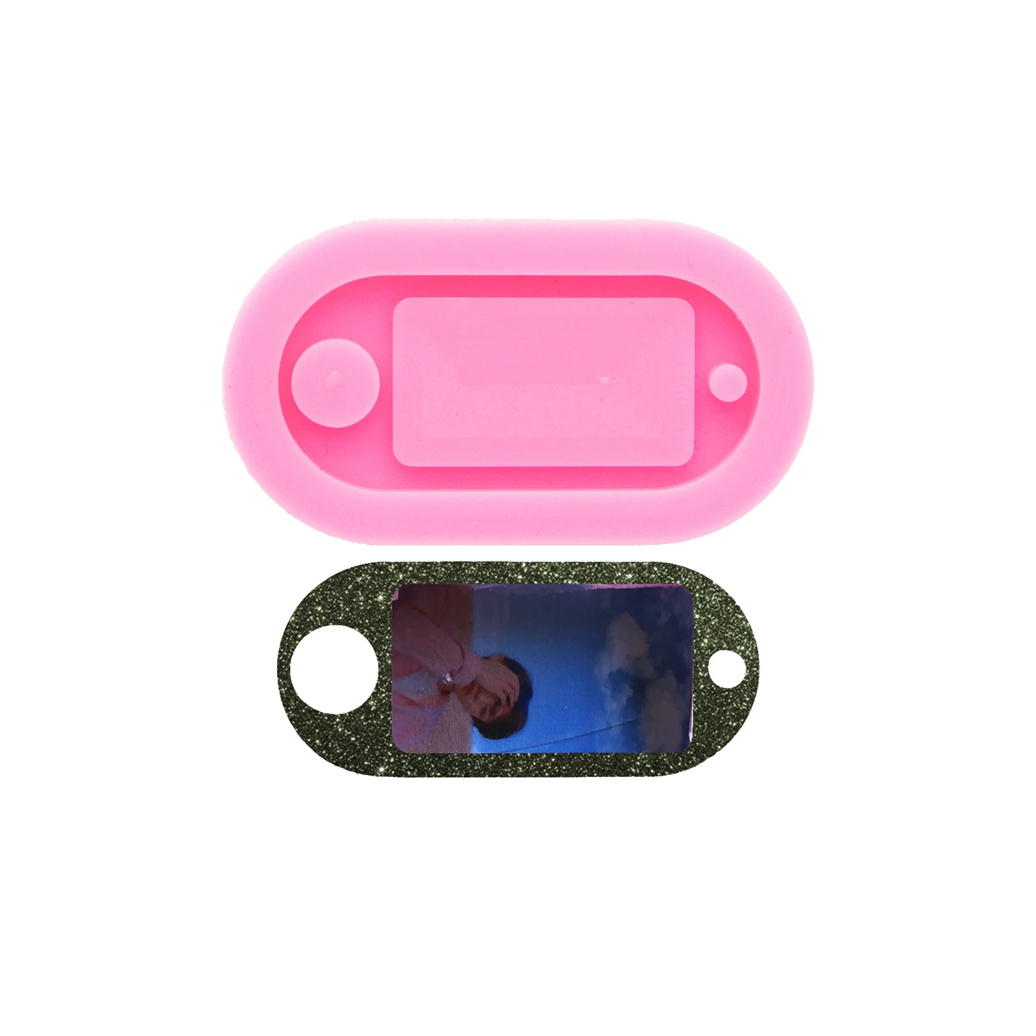 Mini Photo Tag Silicone Mold f - Resin Mold Jewelry recension och pris