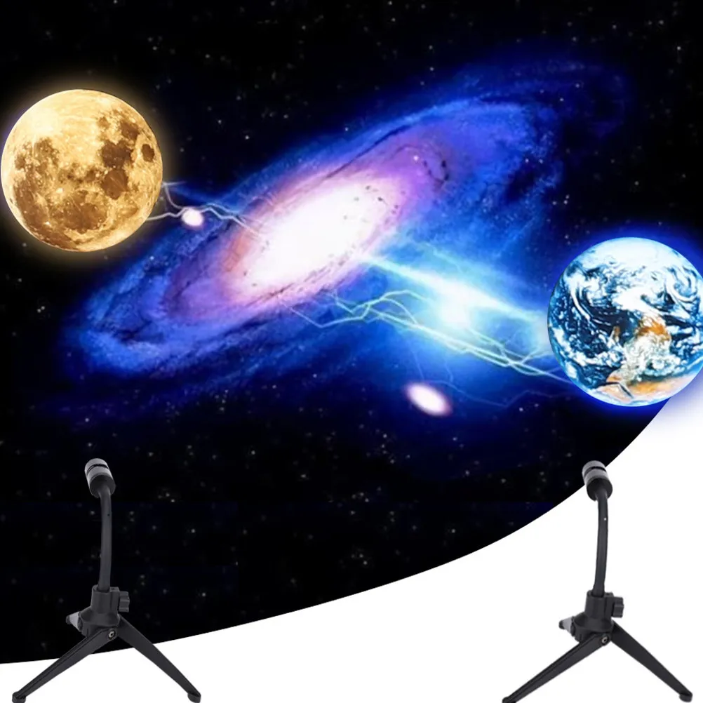 1 Set Earth Projection Light Creative Planet Lamp For Bedroom Ktv Party Romantic Atmosphere Decorative Desktop Projector Night