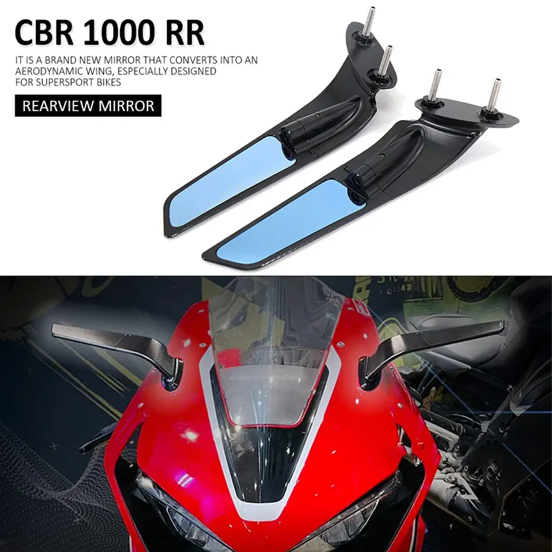 For HONDA CBR1000RR Accessories Motorcycle Stealth Mirrors CBR 1000 RR Rearview Mirror CBR1000RR-R Fireblade CBR1000RR Parts