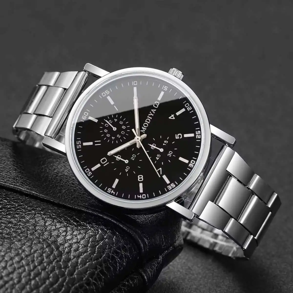 Fashion Men Quartz Watch Casual Analog Mens Business Wristwatches For Man Clock Reloj Hombre（Without Box）