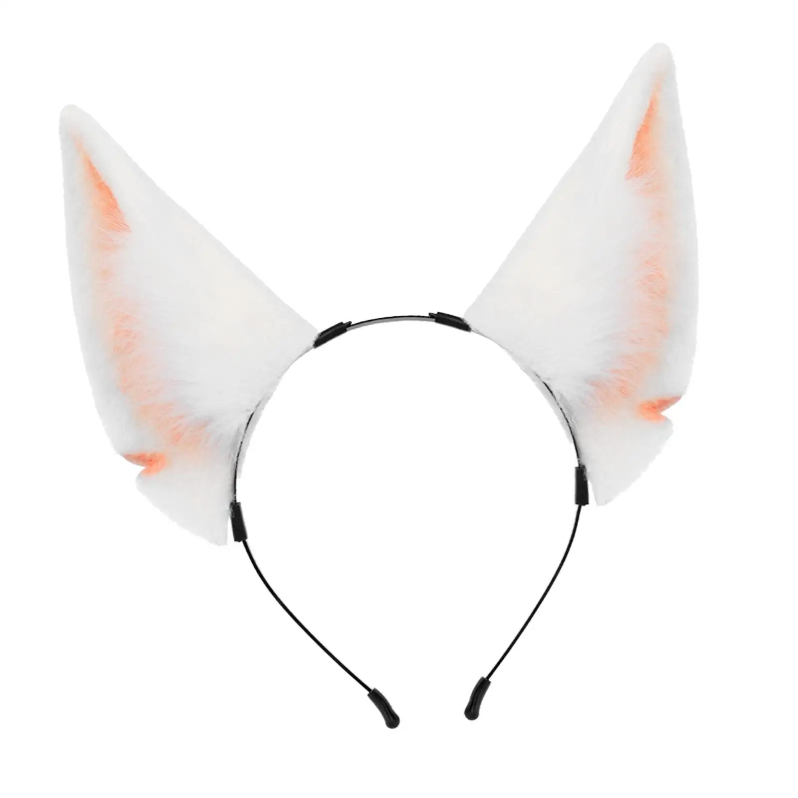 Diadema con orejas de gato, accesorios para fotos de Cosplay, aro para el pelo con orejas de animales para baile y cumpleaños