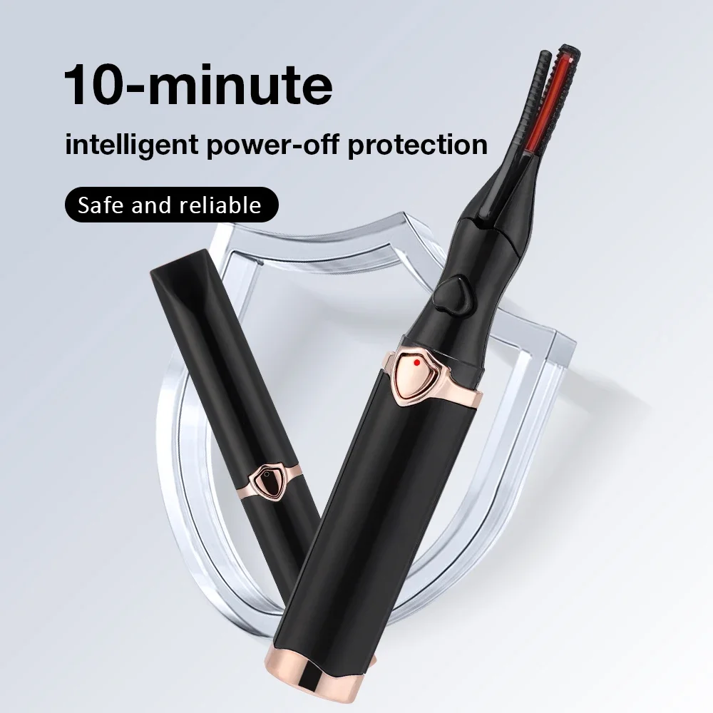 Mini USB Heizung Wimpern Curler Wimpern Schnelle Curling Kamm Mascara Langlebige Wimpern Curler Clip Gerät Wimpern Schlanke Stift