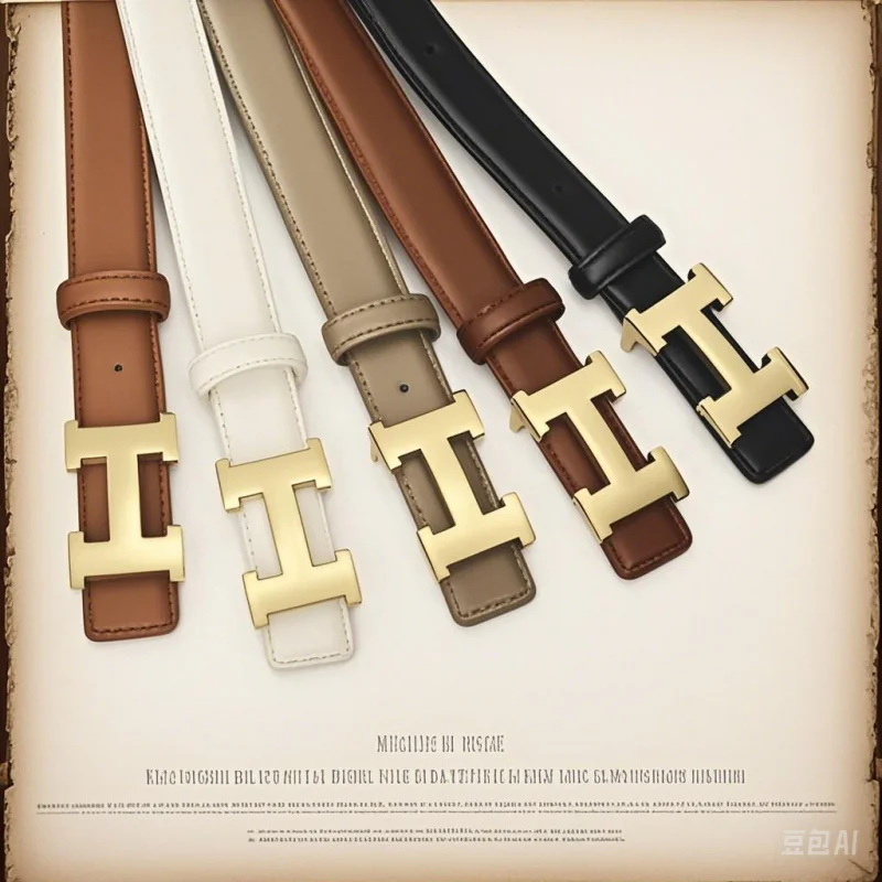 2025 Cintura da donna nuova Cintura versatile retrò con fibbia in bronzo Cintura sottile in pelle bovina2.3 Abito decorativo semplice ed elegante