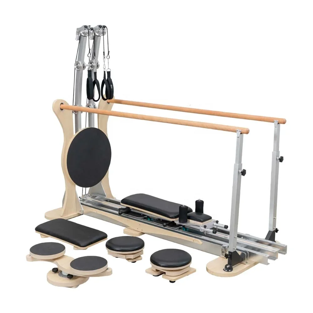 

Aluminium Jumping Stretching Board with Durable Maple Wood for Yoga Pilates Studio Body Exercise Featuring Pilates Reformers