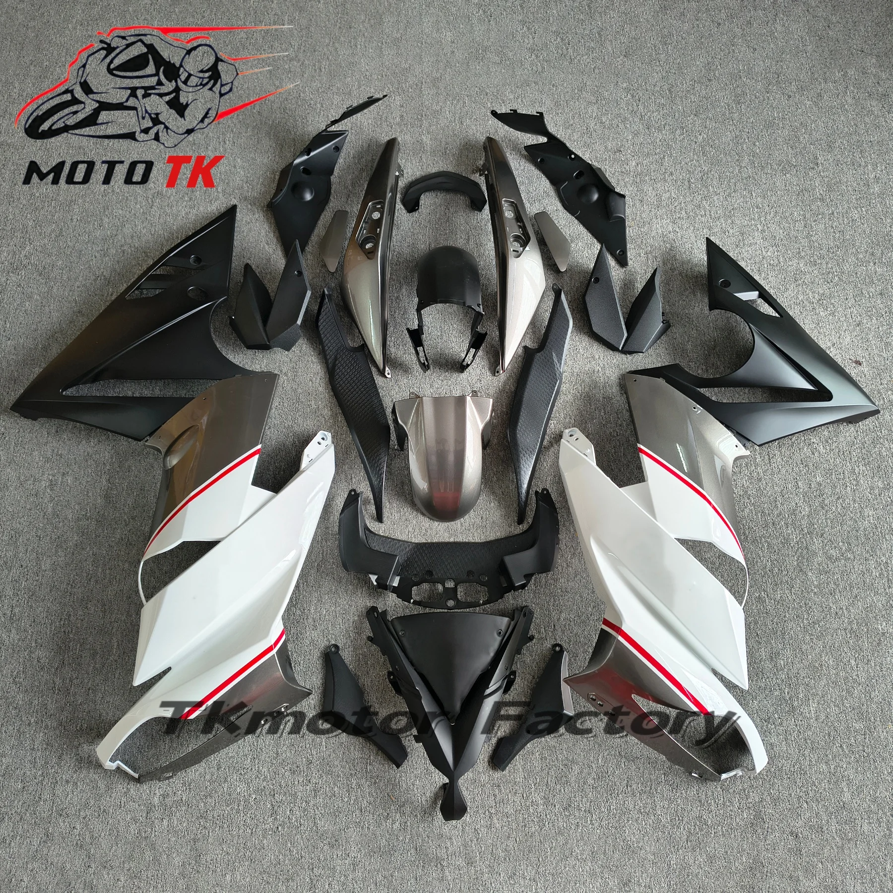 The Motorcycle Fairing Suitable For Ninja 400R ER4F 09 10 11 For Ninja 650R ER6F 2009 2010 2011 Body Fairing Purple Motorcycle