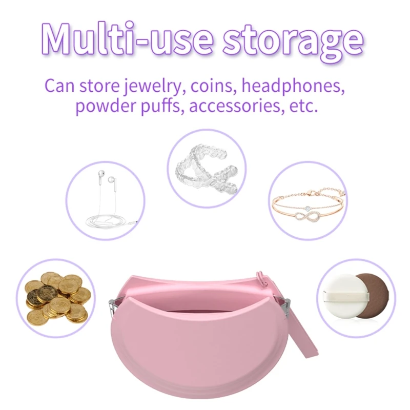 M2EE لينة سيليكون تقويم الأسنان التجنيب حافظة حماية الفم حامل أسنان محمول