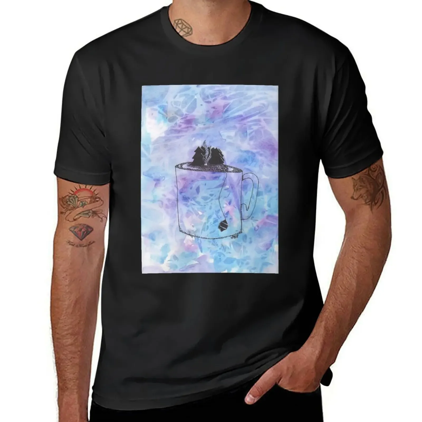 

Secluded SereniTea T-Shirt for a boy basketball graphic tees plus size clothes vintage anime shirt plain black t shirts men