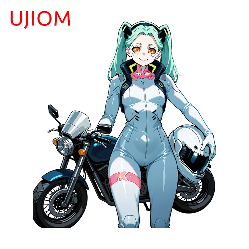 UJIOM rebecca cool girl Graphics Wall Sticker Premium enchanting design Sunscreen picture Decal adhesive Air Conditioner decor