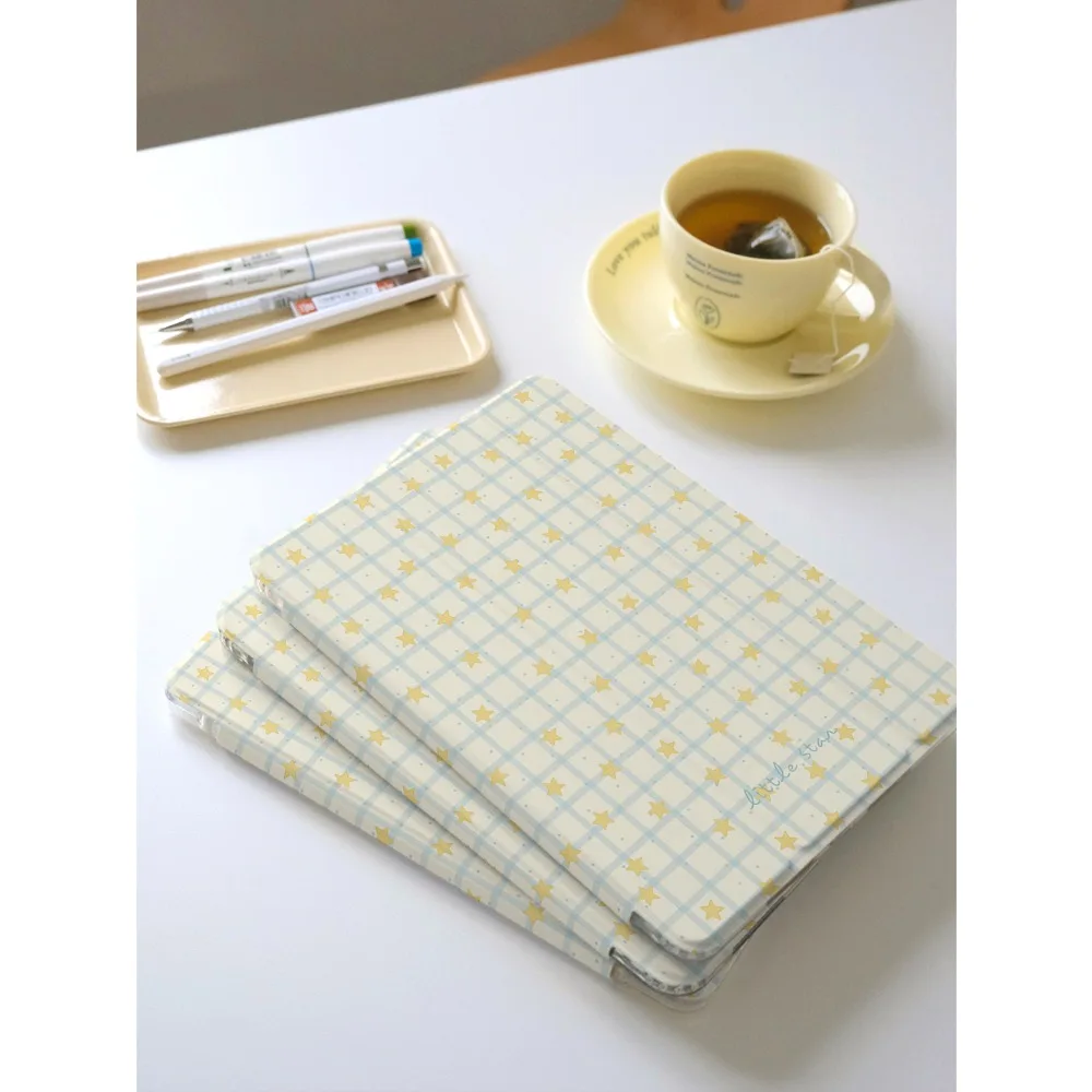 Simple checkered stars tri-fold TABLET CASE FOR iPad pro10/11-In2020/6th/7th /8th /Air 3rd/Air 4th/9thGen/Air5thGen2022/Air 11
