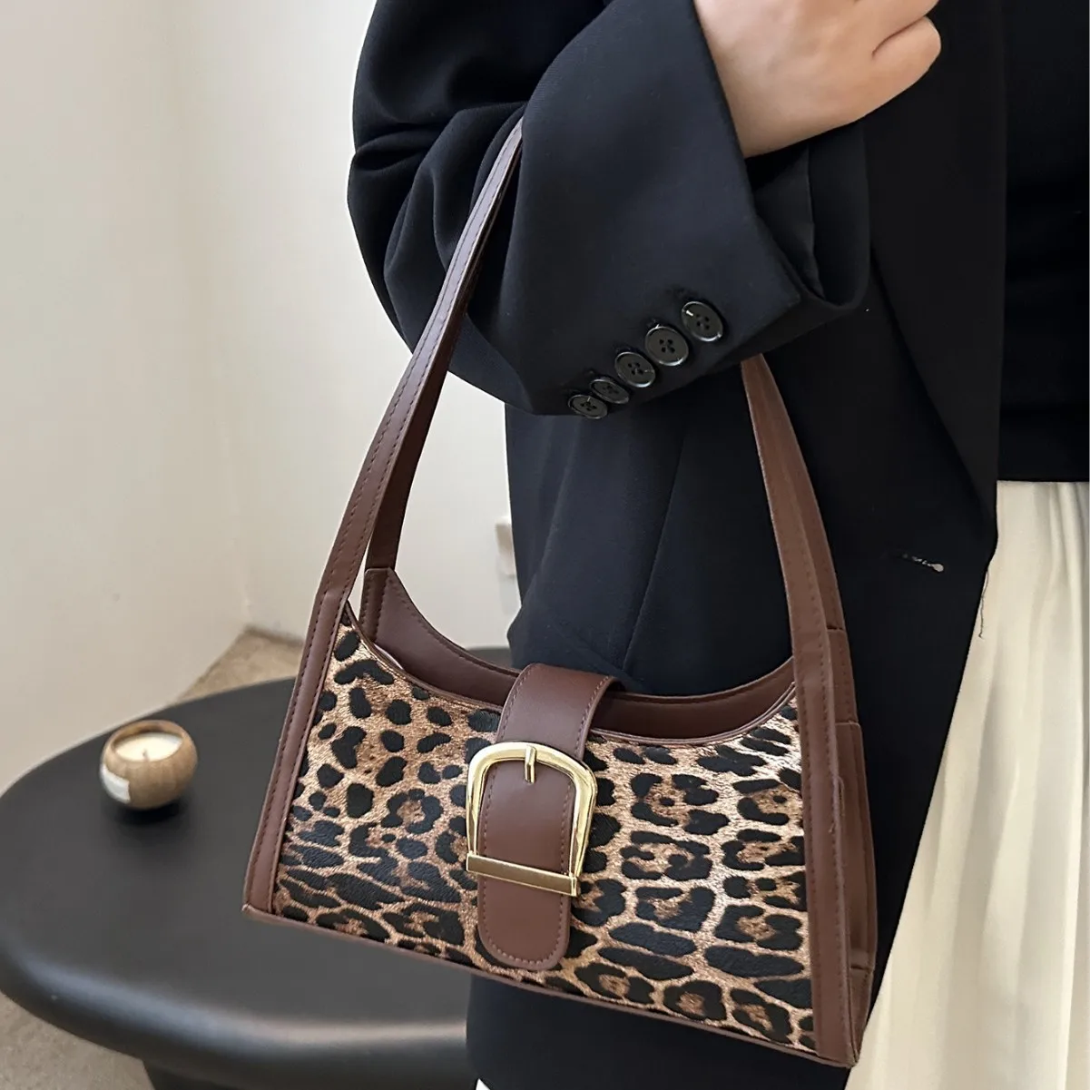 Women's Small-Batch Bag Autumn Winter High-End Style Versatile Single-Shoulder Bag Commuting Demeanor Underarm Crossbody Bag