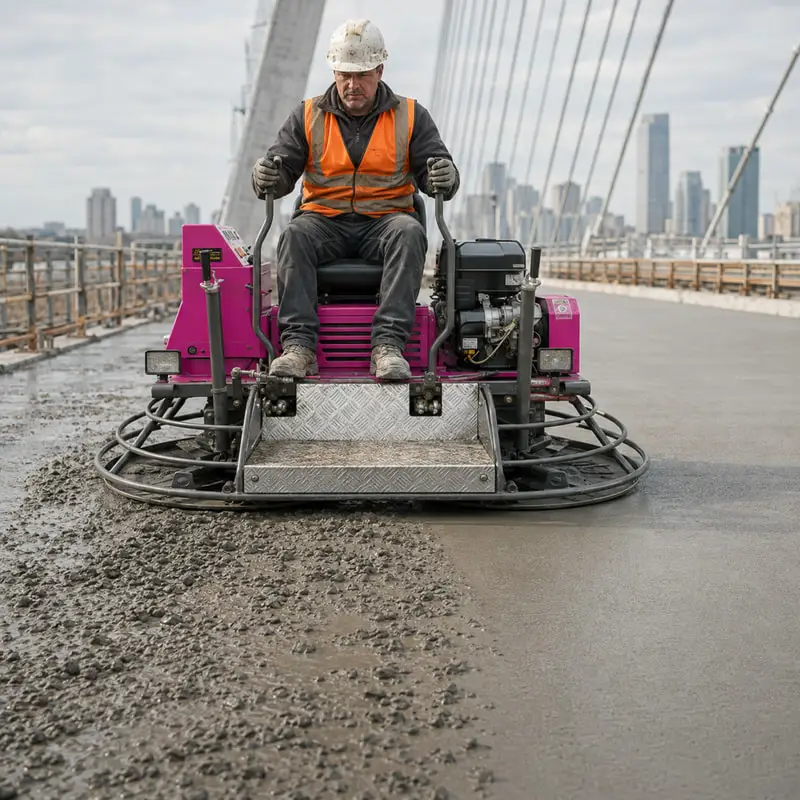Concrete Power Trowel with High Productivity Operation for Warehouse Floors Customized Productive Floor Smoothing Machine