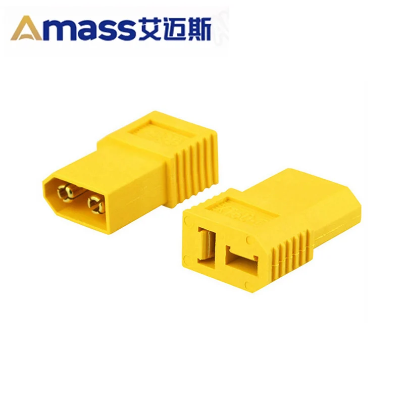 10pcs Amass Xt60-d Conversion Plug Connector Xt60 Male To T Female Plug Amass Genuine Model Accessories