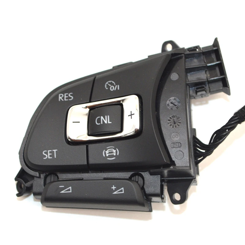 Multi-Function Steering Wheel Volume Control Switch Buttons For VW Tiguan Touran 5NA959442A