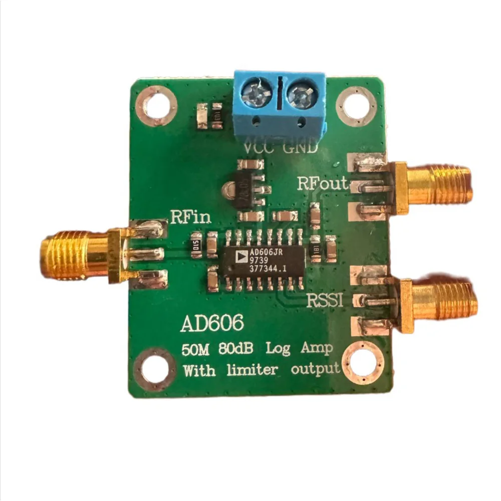 AD606 Module Logarithmic Detector 80dB Demodulation Logarithmic Amplifier Low-power Adjustable Limiting Output
