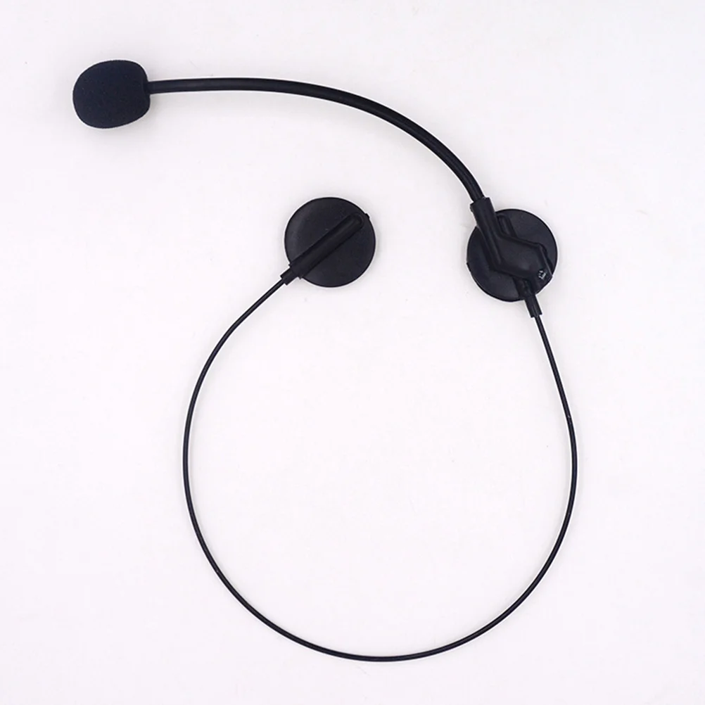 6 Pcs Toy Microphone Carnival Cosplay Microphones Prop Headset Masquerade Fake Headphone Props Plastic