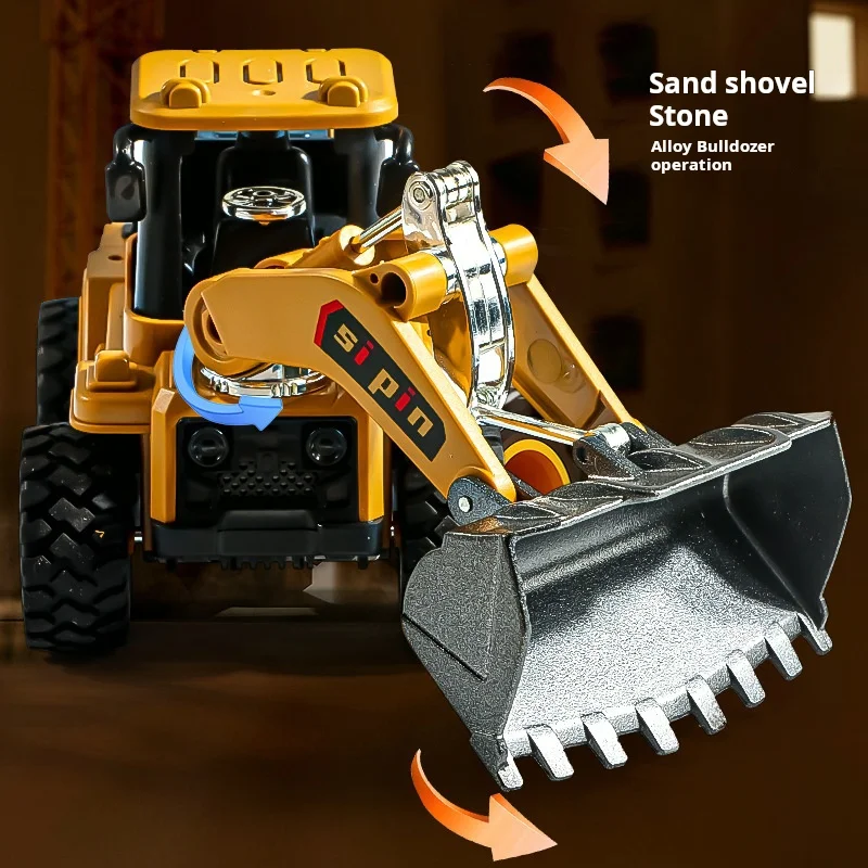 

Simulation Alloy Excavator Toy Inertia Driving Engineering Vehicle Toy Anti Fall Beach Excavator Boy Birthday Holiday Gift