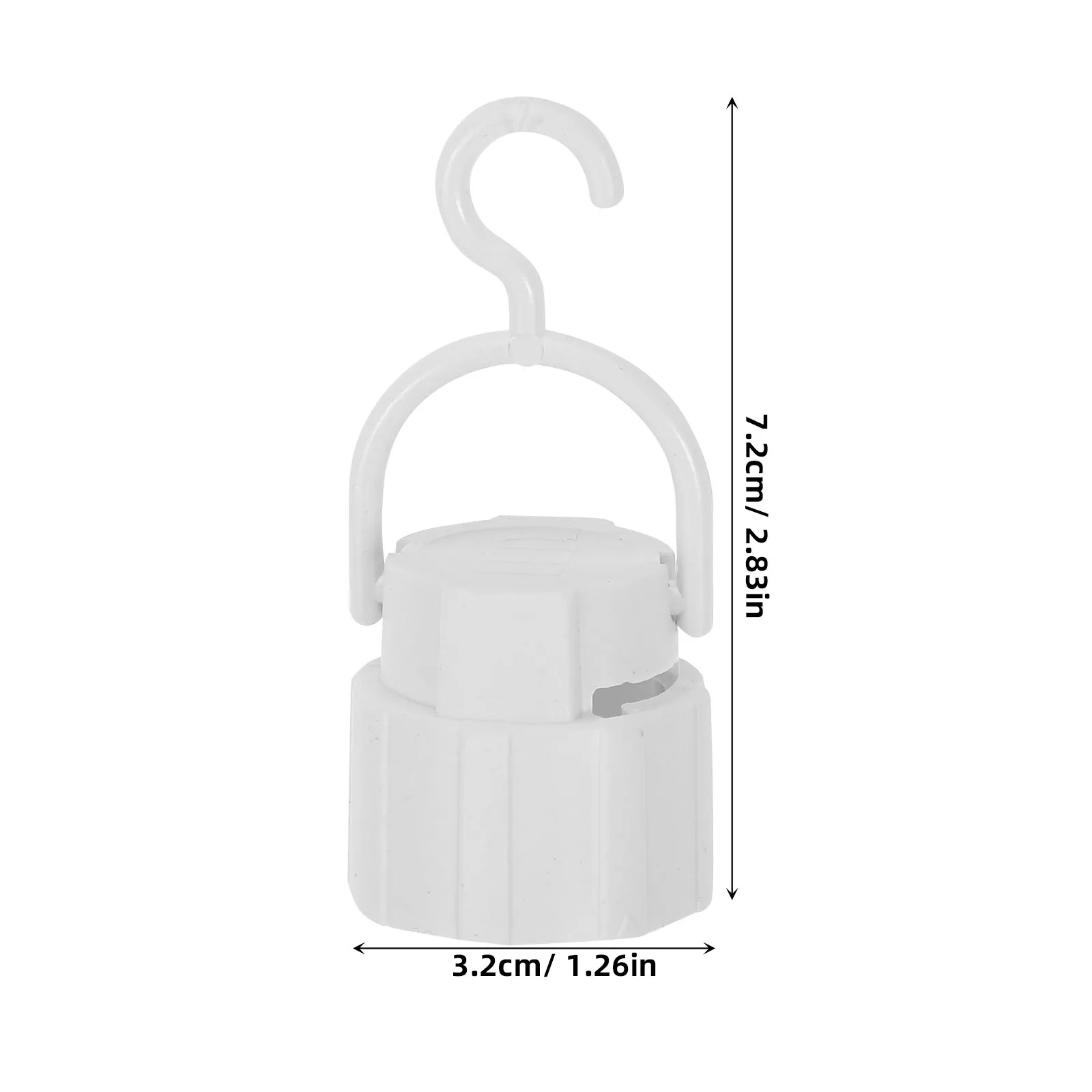 10Pcs LED Bulb Emergency Holder B22 Light Socket Hook Adapter Portable Camping Tent Lamp Charging Indoor Outdoor