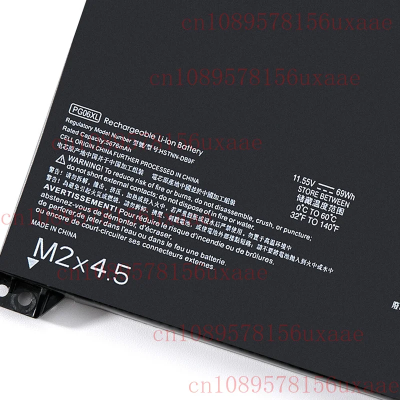 Batería PG06XL para HP Omen 15T-DH000 15T-DH100 5 Air 15-dh0006TX PRC L48431-2C1