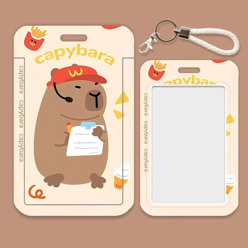 

High Quality Multifunctional Card Holder Plastic Capybara Card Storage Cover Card Case Gift