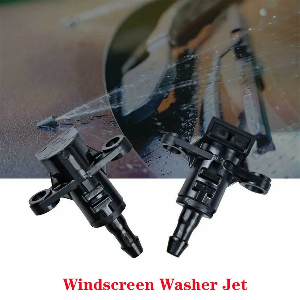 Left Side Wash Jets for Kia For Rio Compatibility with Models from Twenty Eleven to Twenty Sixteen in Black Color