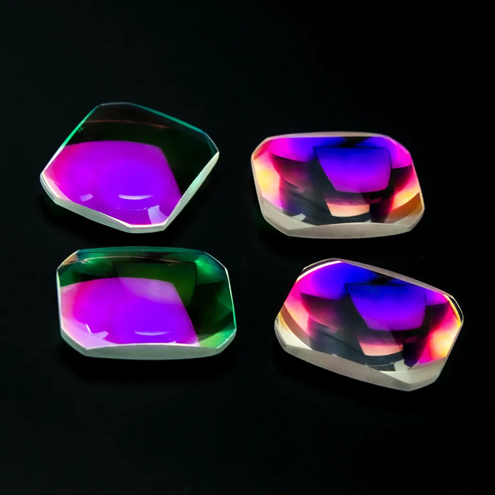 30pcs Defective Color Coating Rainbow Prism for DIY Decoration Physics Teaching