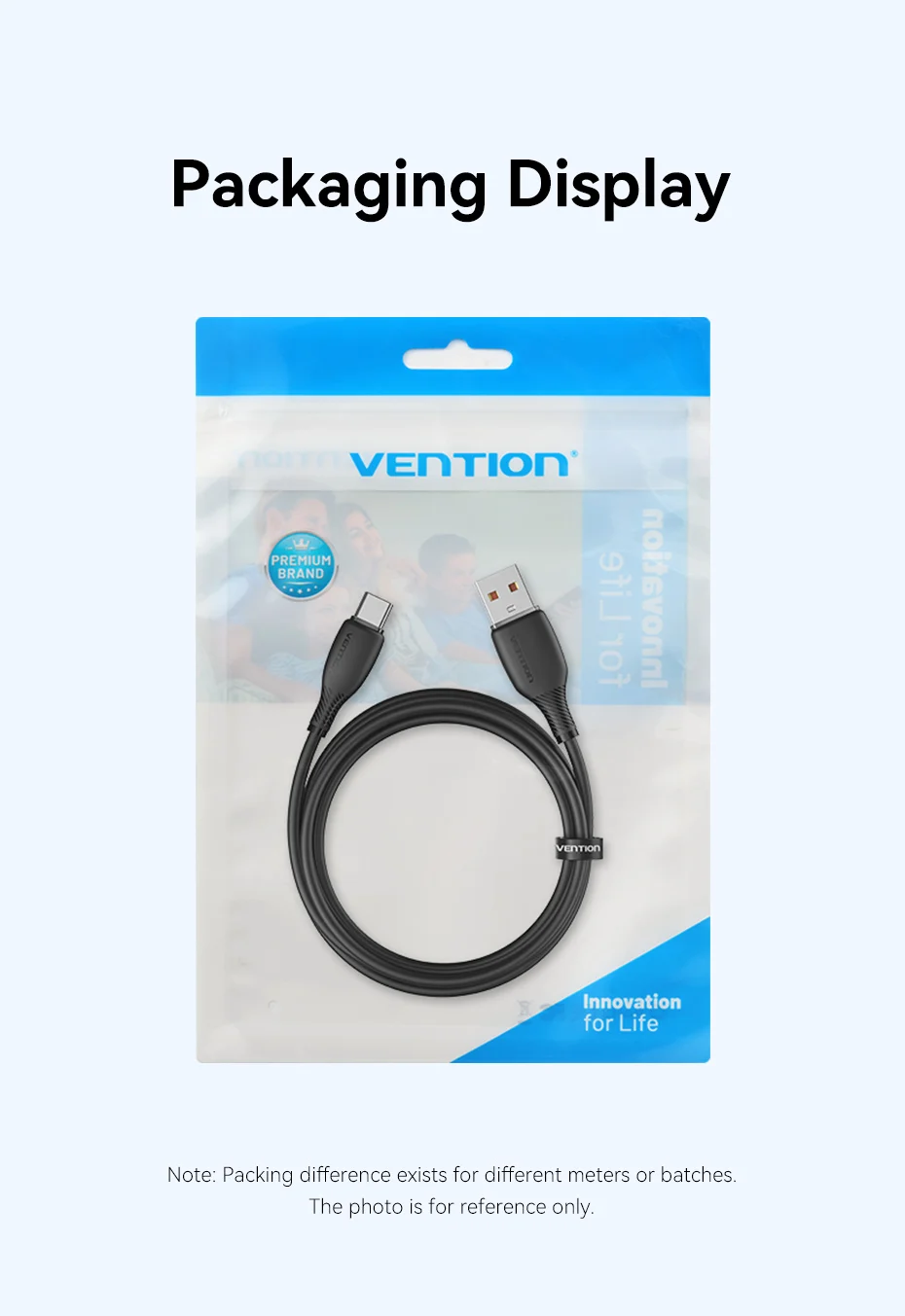 Vention 100 W USB-C-Kabel, Schnellladekabel, USB A auf Typ C-Kabel für Huawei Mate Honor, Xiaomi, USB-C-Kabel, Mobiltelefon, Ladedatum – Detail 18