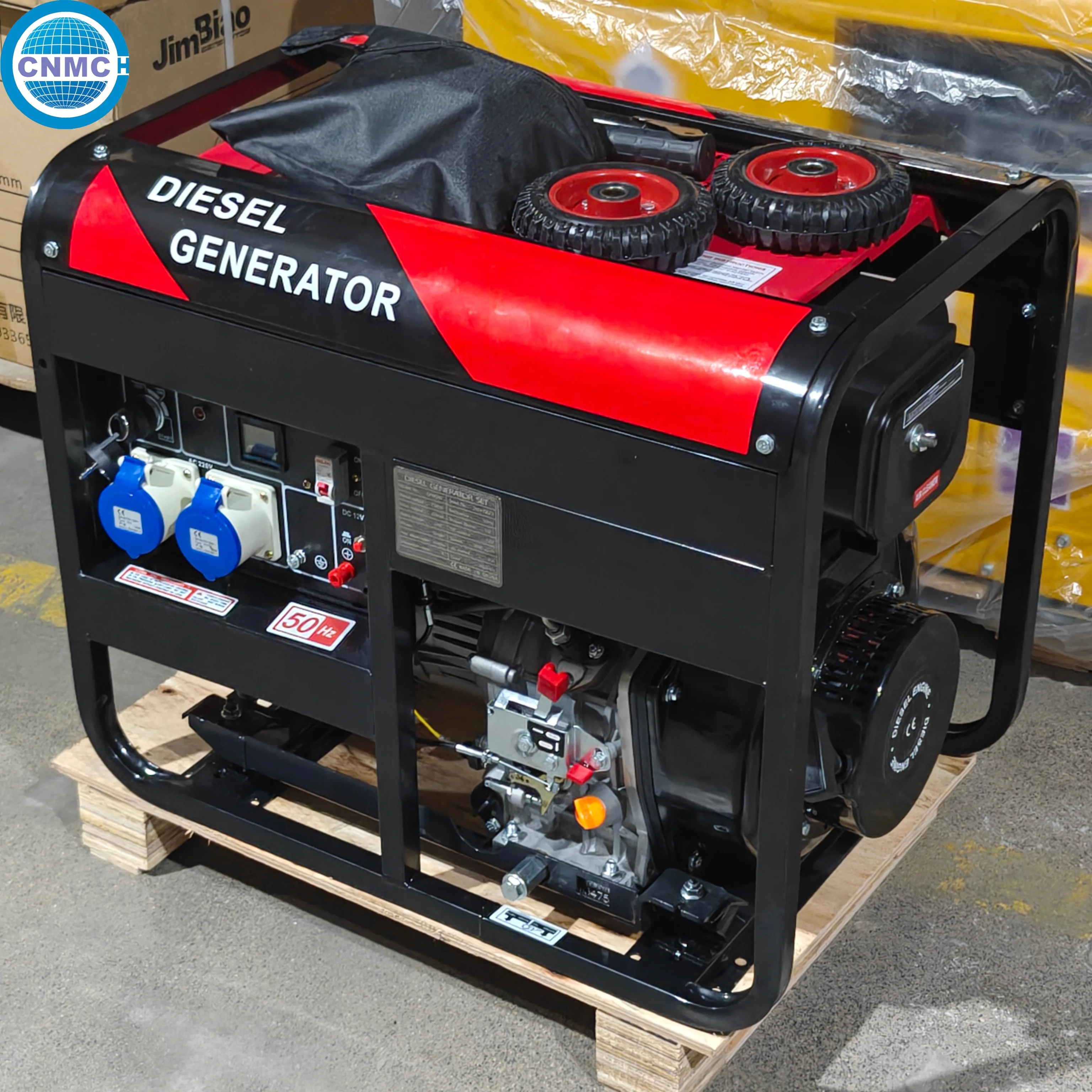 Generator 3kw 5kw 6kw 7.5kw 9kw Portable Diesel Generator Electricity Generator With Wheel CE Certified Home Emergency Use