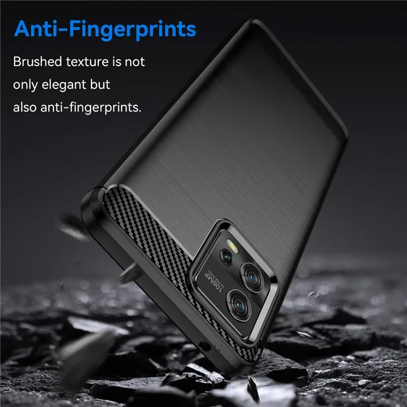 For Motorola Moto G22 G32 G42 G52 G62 G72 G82 Case Silicone Bumper Carbon Fiber TPU Slim Cover For Moto E22 E22i E22S E32 E32S