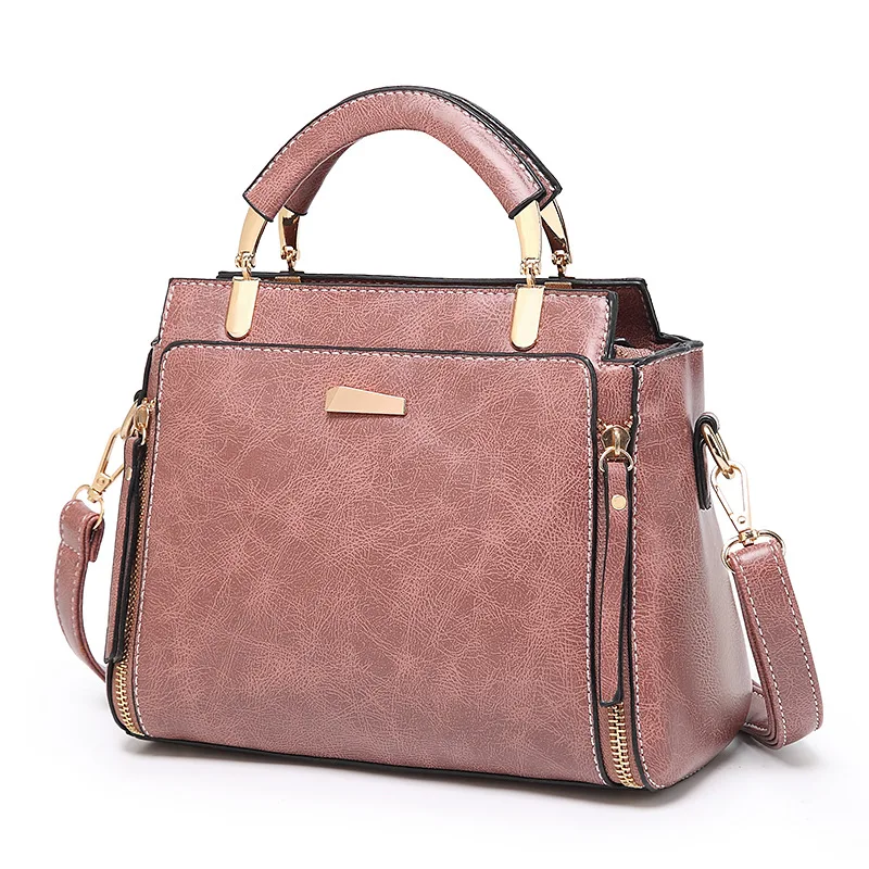 2024 New Women\'s Shoulder Bag Retro Style PU Leather Crossbody Bags Europe America Fashion Luxury Women Handbags MN-088