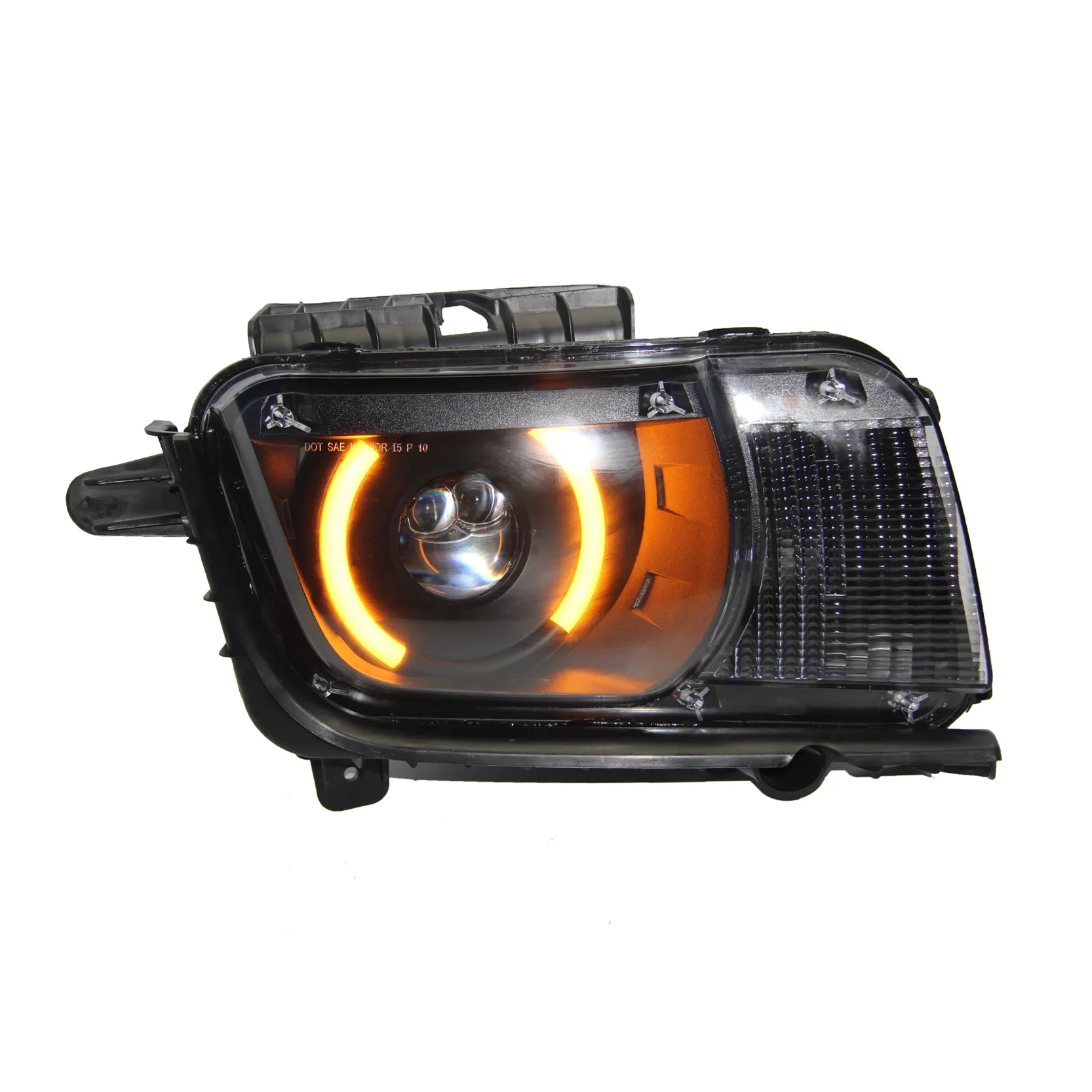 Modified LED Headlight Assembly For Chevrolet Camaro 09-12 with Angel &devil eye front lamp Car accessories