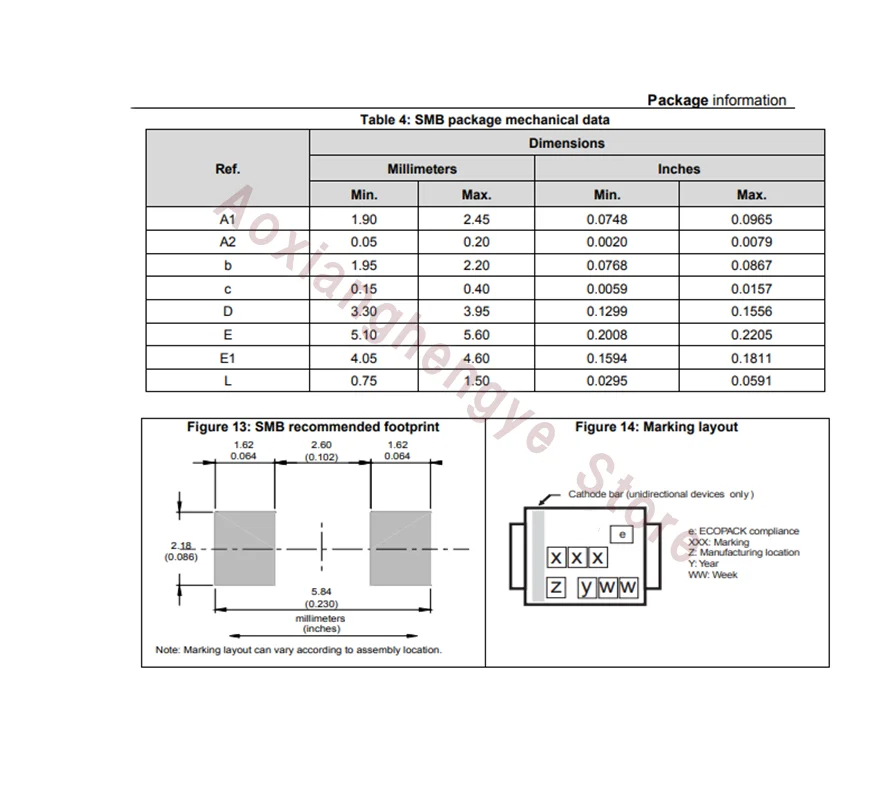 20PCS TVS diode code SMB BBZ BBA BBB BBC BBD BBE BBF BBG BBH BBI CBH BBJ BBK BBL BBM BBN CBN CBJ CBW BBW BBO CBM BBQ CBQ BBS BBT