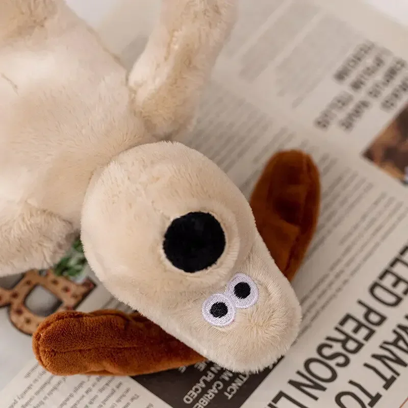 Niedliche Cartoon Gromit Schlüssel bund Plüschtiere Kleider tasche Anhänger Paar Zubehör ins süße Mädchen Spielzeug Geburtstags geschenk für Freundin