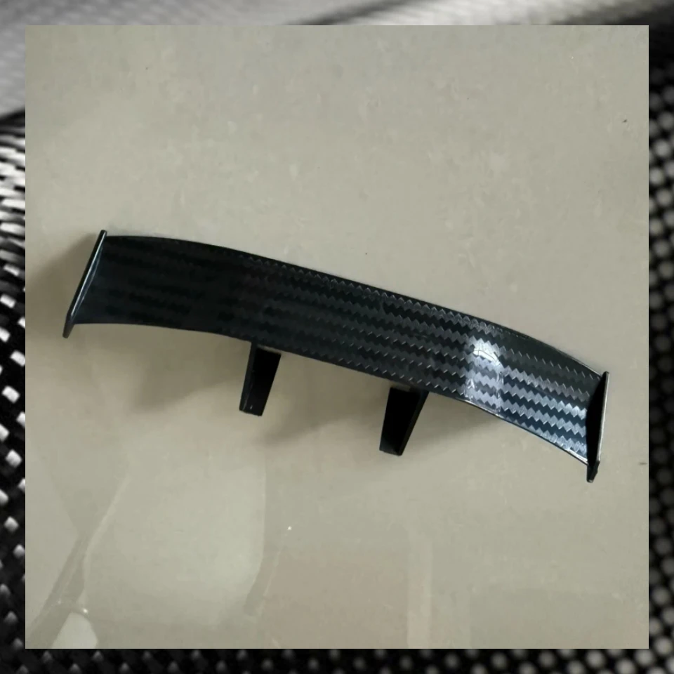

Carbon Fiber Pattern Car Decorative Small Rear Spoiler Tail Wing