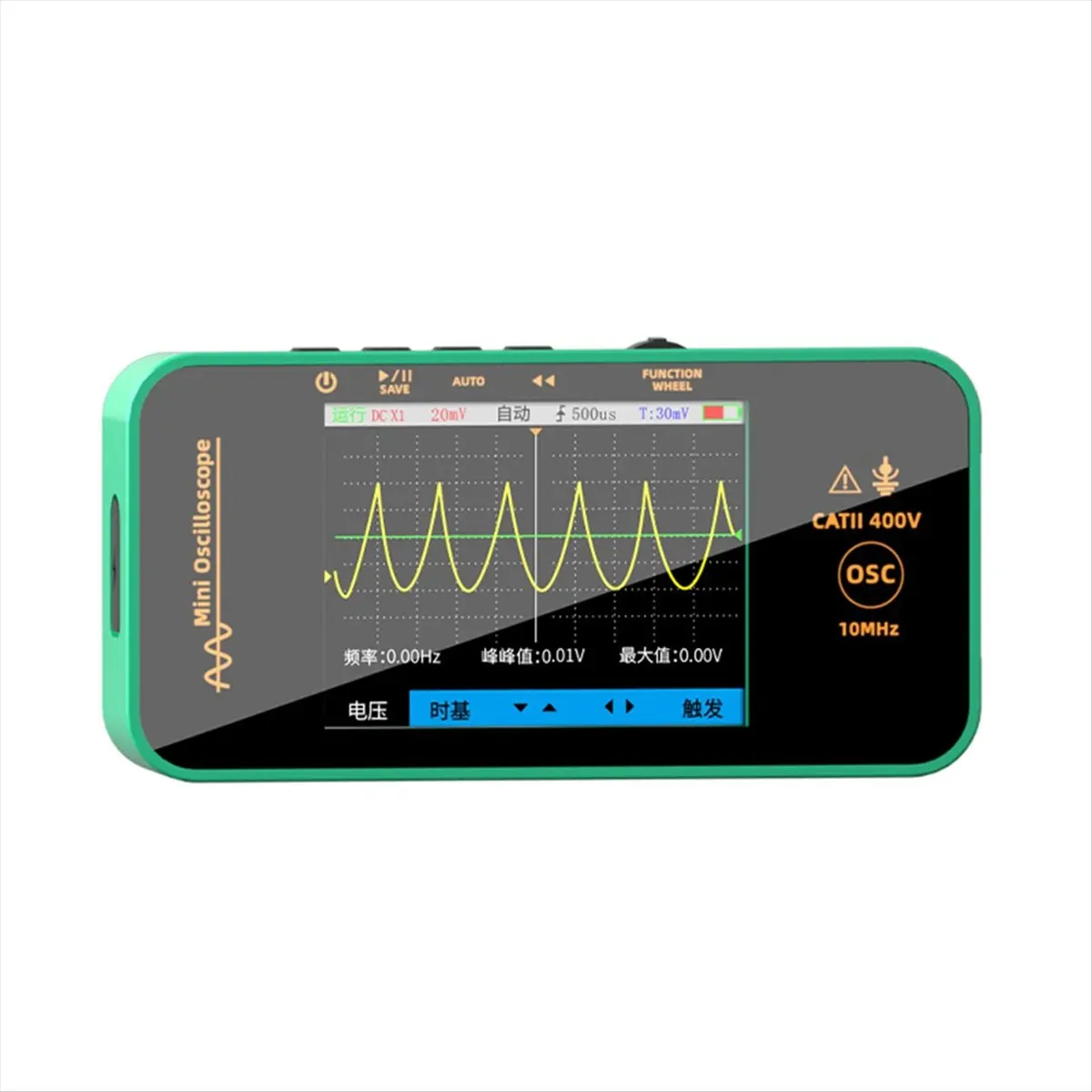 L73A NEW 10MHz Handheld Mini Oscilloscope Color Screen Real-Time Waveform Display Portable for Home Repair Electronic Testing