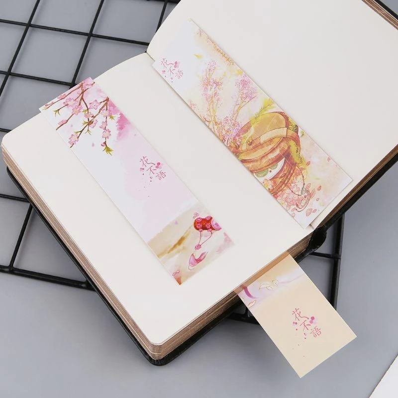 Marque-pages en papier chinois créatif, 30 pièces, cartes peinture rétro, belle, meilleure vente