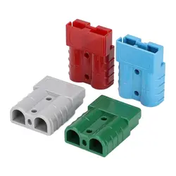 Plug Cable Terminal for Anderson 50A 600V Quick Plug Battery Power Connector Pins Lugs Copper Electrical Power Connectors