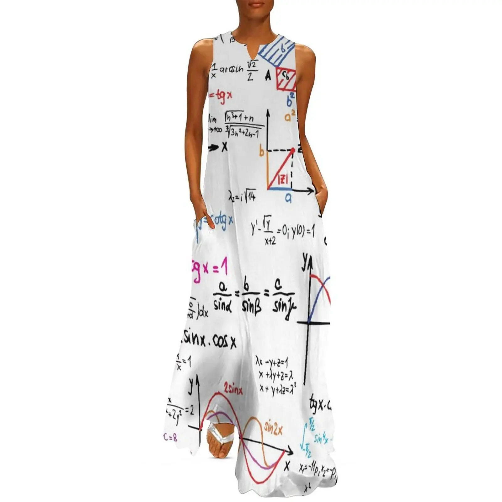 

Mathematics Formulas Numbers Long Dress Dance dresses dress party night dresses summer Dress