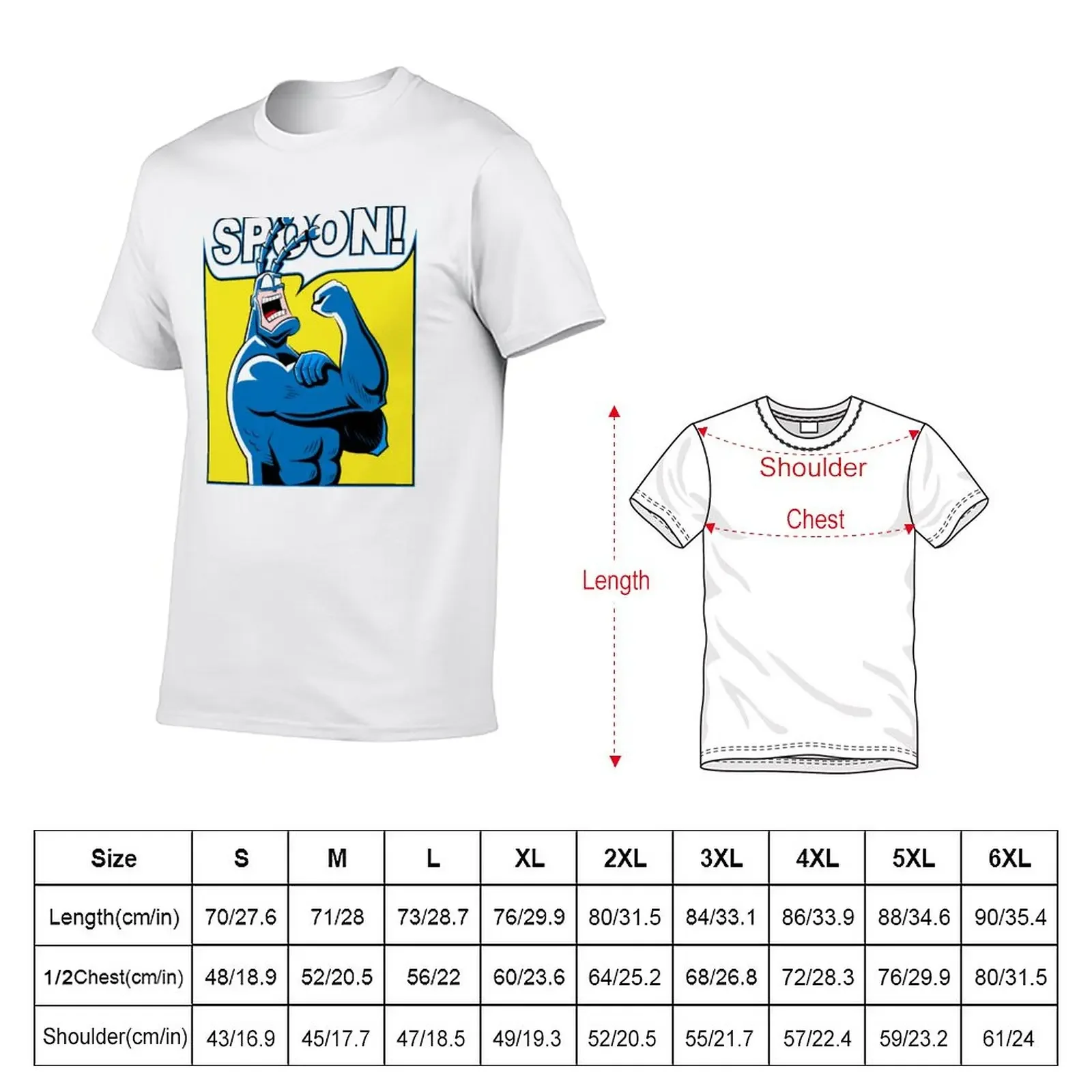 SPOON! T-Shirt shirts graphic tees funnys heavy weight t shirts for men