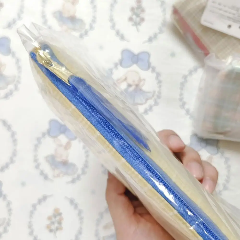 حافظة أقلام للطلاب على الطراز الياباني من ميفي أرنب، حقيبة أدوات مكتبية لطيفة ذات سعة كبيرة، حقيبة تخزين المكياج #5