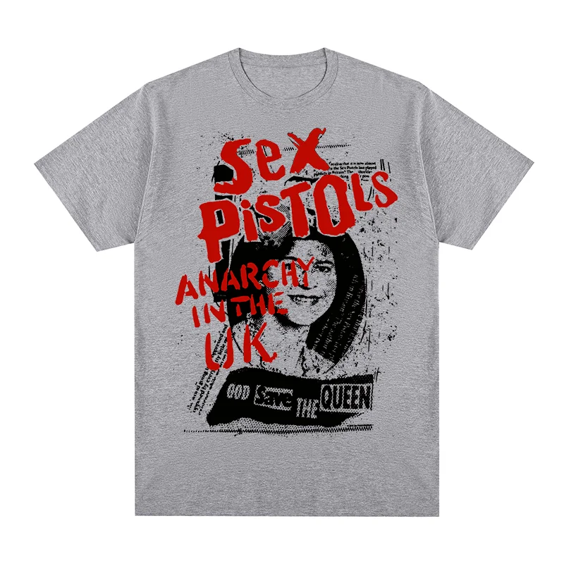 Camiseta Vintage de pistolas sexuales, camiseta Punk Sid Vicious de algodón americano para hombre, nueva camiseta, camisetas para mujer