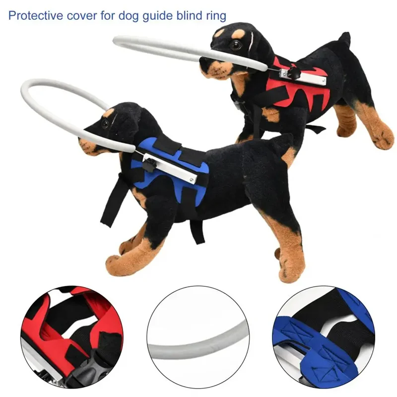 

Blind Dogs Pet Safe Harness Anti-collision Ring Pets Guide Circle Animal Protection Collar Rings For Blind Dogs Prote