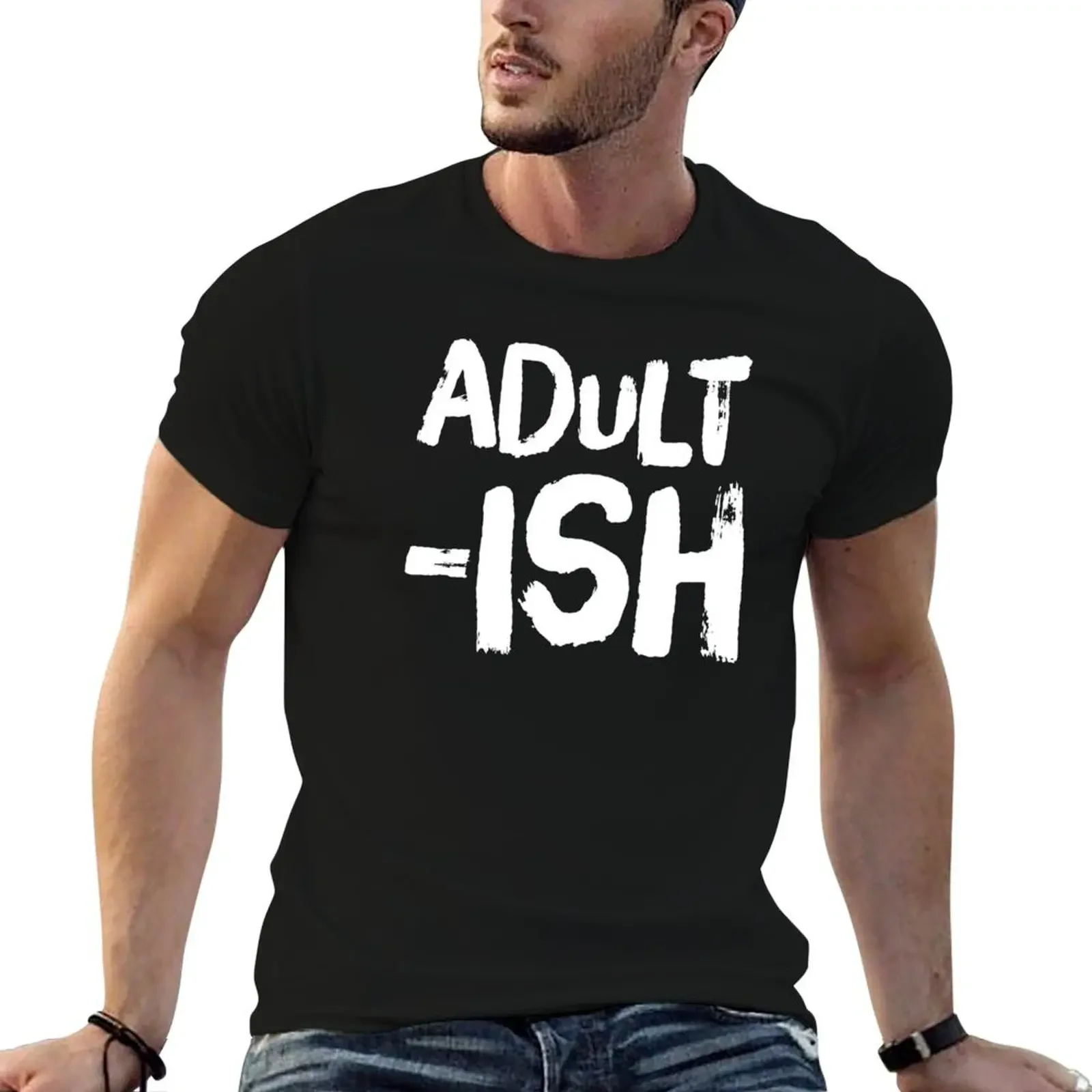 

Adult-ish T-Shirt street wear cute tops mens t shirt graphic