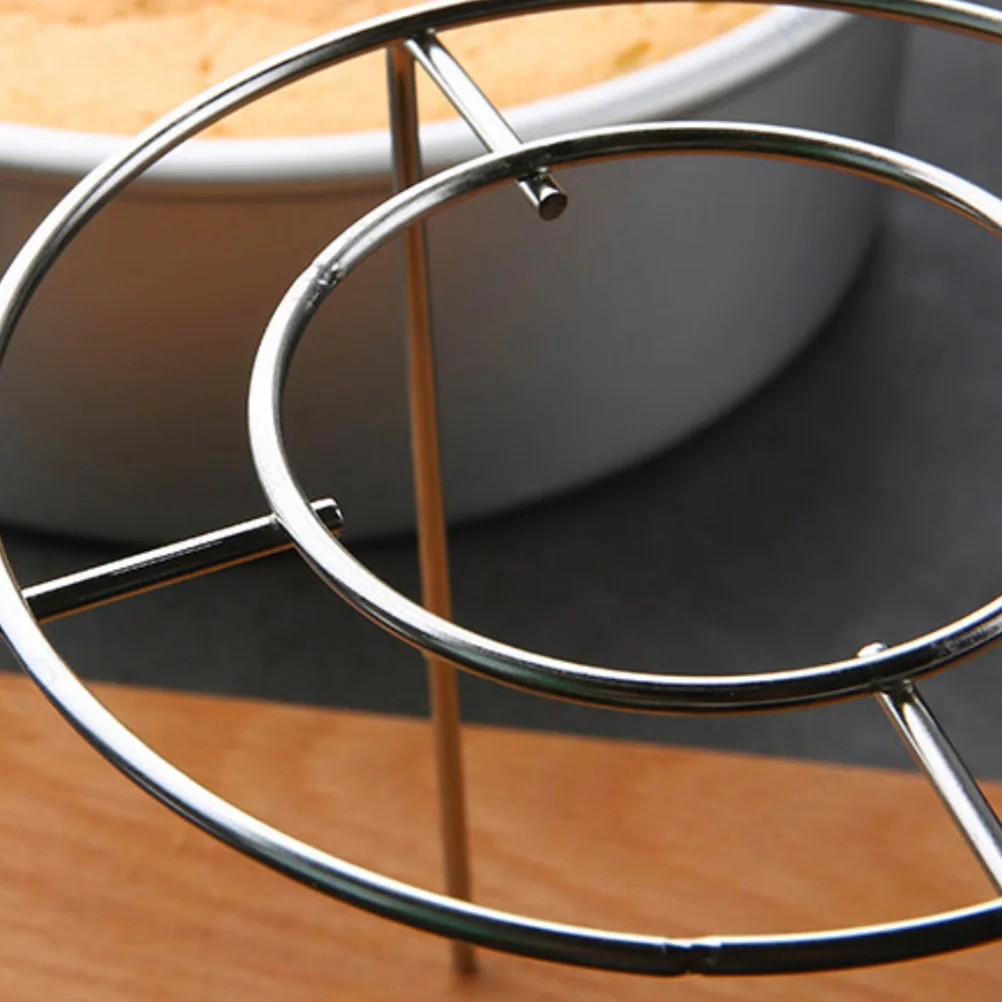 

2 шт., охлаждающая стойка для торта из нержавеющей стали, 12,7 см, круглый инструмент для выпечки для тортов, бусины, проволочная подставка, которую можно мыть в посудомоечной машине, жаровня