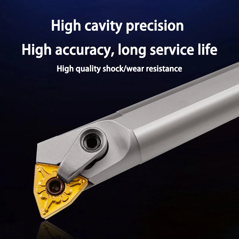 CNC peach shape spring steel inner hole tool bar seismic peach type boring hard handle S20R - MWLNR08 tool rest